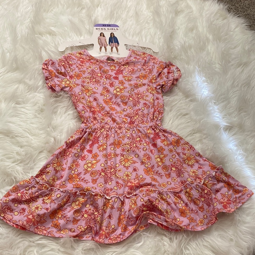 New XS, 5/6 floral dress